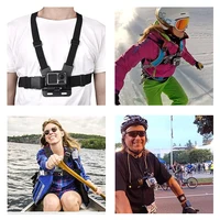 Chest Harness Mount Adjustable Chest Strap Belt with J Hook for GoPro Hero 13 12 11 10 9 8 7 AKASO SJCAM DJI OSMO Action Camera 5