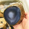 400-500g Rough Natural Rare Water Bile Agate Crystal Stone Healing With Water Trapped Inside Moving Original stone 1