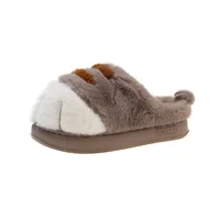 Multi-colors qualited tiger paw slippers home woman winters cotton shoes chunky Wide Feet Suit 3D Cat Claw Slippers - Image 4