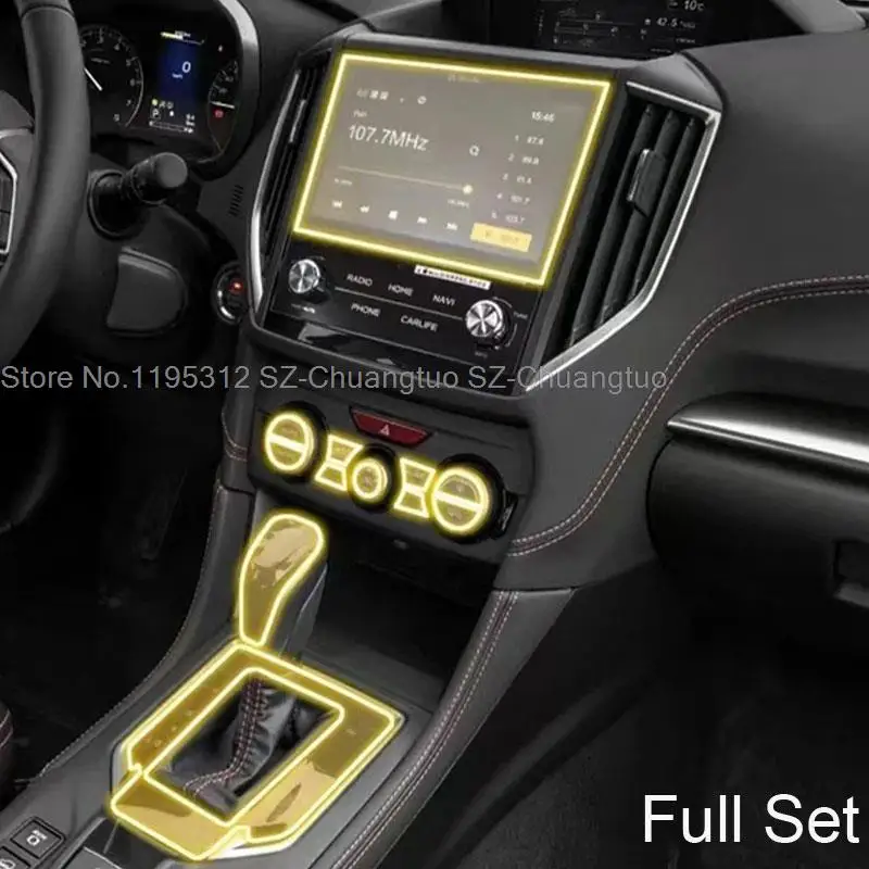 

TPU Protective film For Subaru XV 2018-2023 Car GPS navigation screen Anti-scratch film Accessories