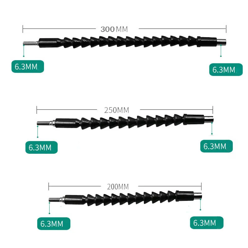 Pružné šachta bitech extention šroubovák bitech držák univerzální hadi pružné hadicové cardan šachta elektrický vrtačka energie hýl objímka