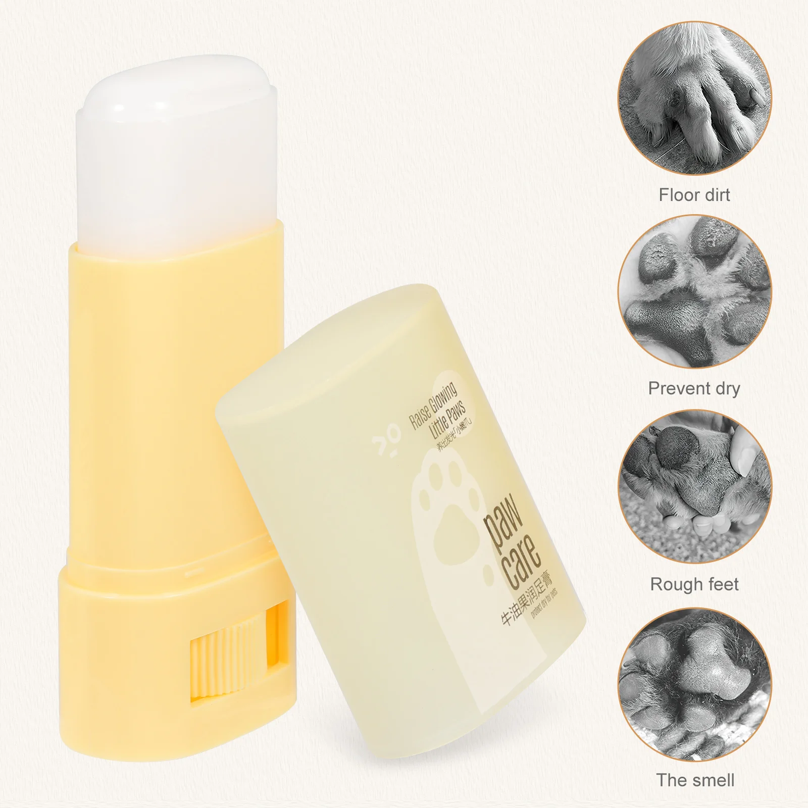 Pet Foot Cream Paw Ointment Dog Supply Universal and Nose Moisturizer Cat Kitten Balm Beeswax Professional Portable Pet paw balm