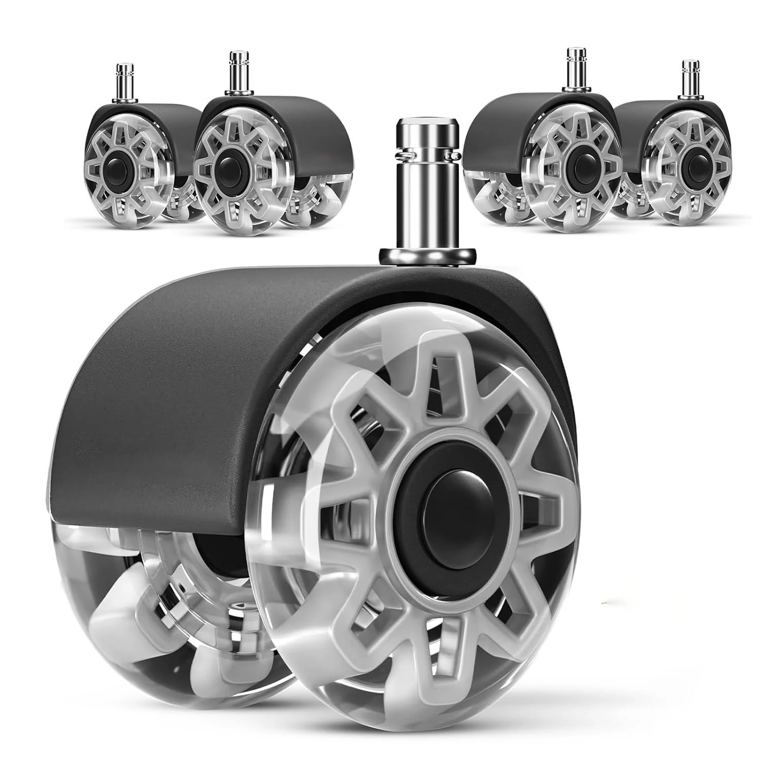 Chair Casters R Why This 5-Piece Heavy-Duty Chair Caster Set Is the Only Upgrade I’ve ...