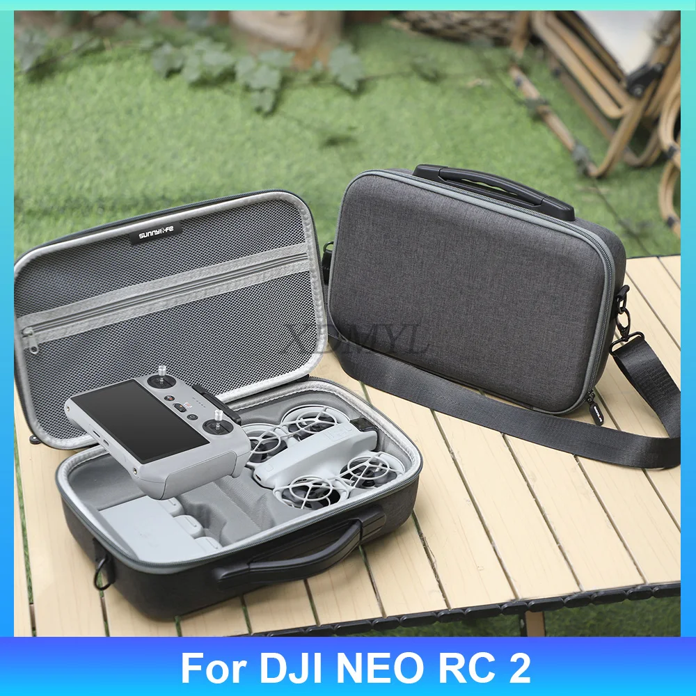 Drone Storage Bag DJI Case Drone Case Shockproof Protective Bag Shoulder Handbag Large Capacity Carrying Case For DJI Neo RC 2 Drone Accessories