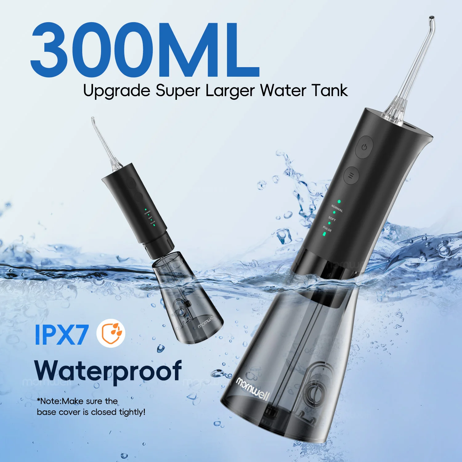 Oral Irrigator F29 Portable Dental Water Flosser USB Rechargeable 300ML Tank Waterproof