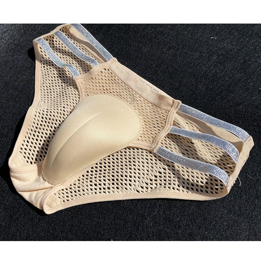 Mesh Breathable Camel Toe Control Panty Fake Vagina Underwear Sissy Panties Drag Queen Transgender Crossdresser