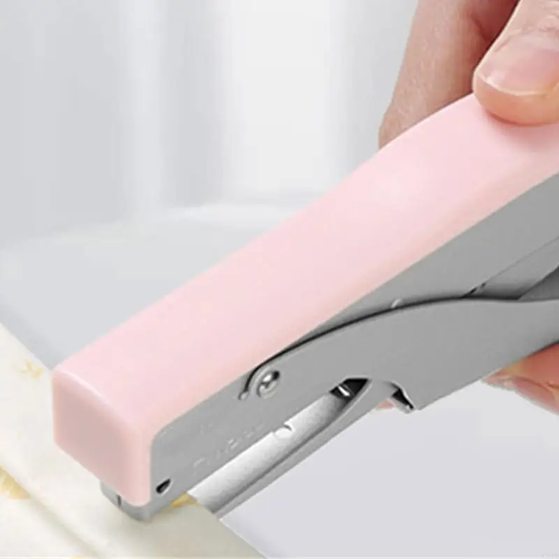 C5AE 핸드 헬드 스테이플러 10 시트 용량 데스크 스테이플러 사무실 용 스테이플러