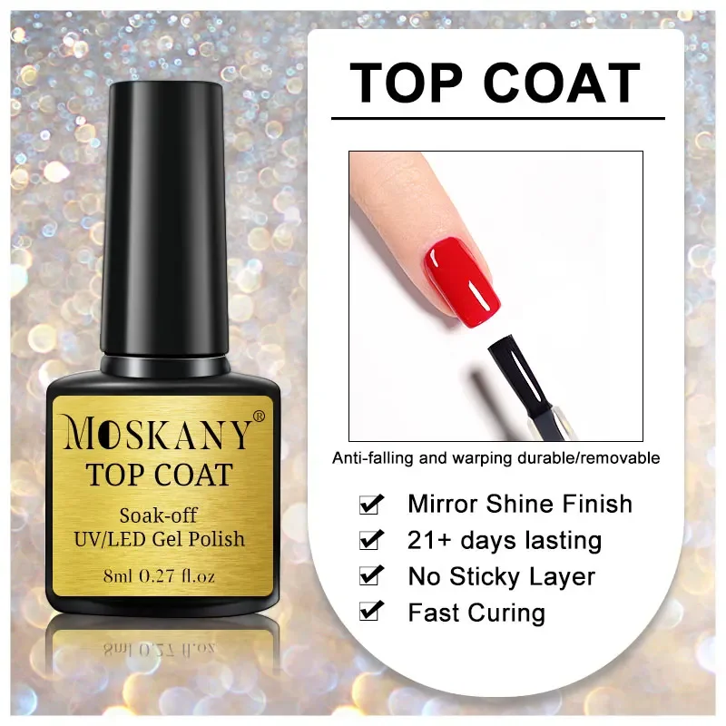 Acrylic No-acid Primer Nail Art Set With Base Coat And Top Coat Soak Off Gel Nail Polish For Art Design Tool Kit