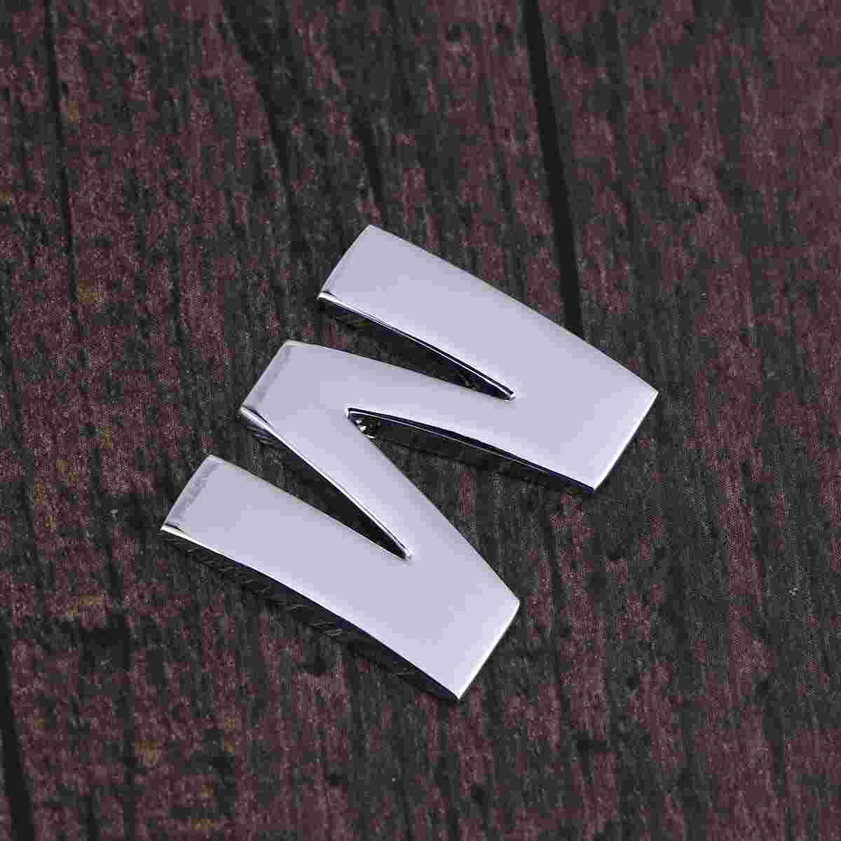 

25mm Car Auto Chrome Metal DIY 3D Letters Digital Alphabet Emblem Decoration Car Stickers Logo Automobiles Car Accessories A30