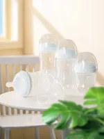 Newborn Baby Bottle PP 125ml 150ml Anti-Flatulence Wide-Caliber Plastic Milk Bottle Shatter-Resistant Bottle Set 260ml 330ml 1