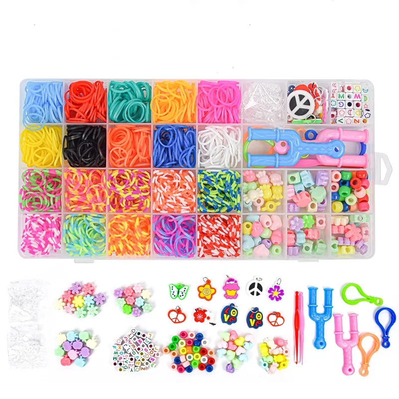 Elastic Rubber Band Refill Kit for DIY Knitting and Crafting
