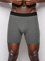 Boxer Mi-Long en Coton pour Homme, Sous-Vêtement Masculin, Sexy, Zones Me Goals Box, Slip Calvin Hot, 10 Pièces 5