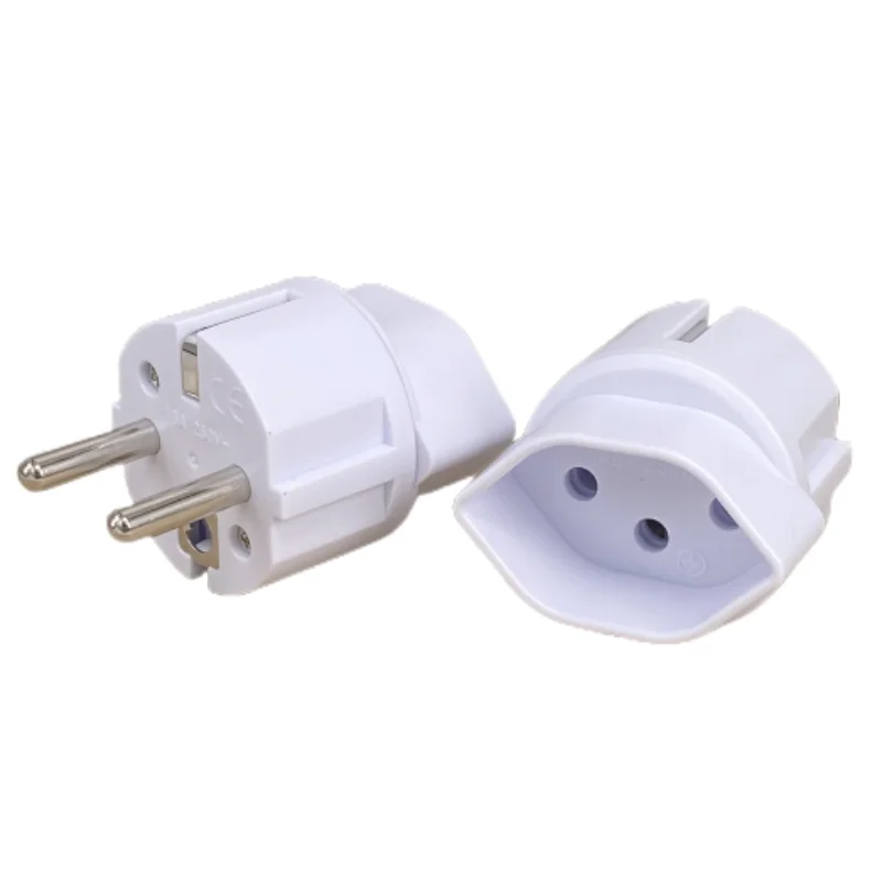 France Plug Adapter Swiss to Russia South Korea Travel Adaptor Plug Type E/F