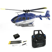 C187 RC Helicopter 4CH Single Blade EC-135 1/48 Scale 6-Axis Gyro Electric Flybarless 2.4G Remote Control Airplane Toys for Kids 1