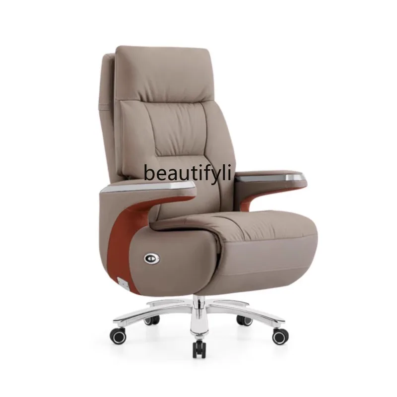 Manual Executive Chair Comfortable Reclining Executive Chair Lunch Break Xipi Office Computer Ergonomic Chair