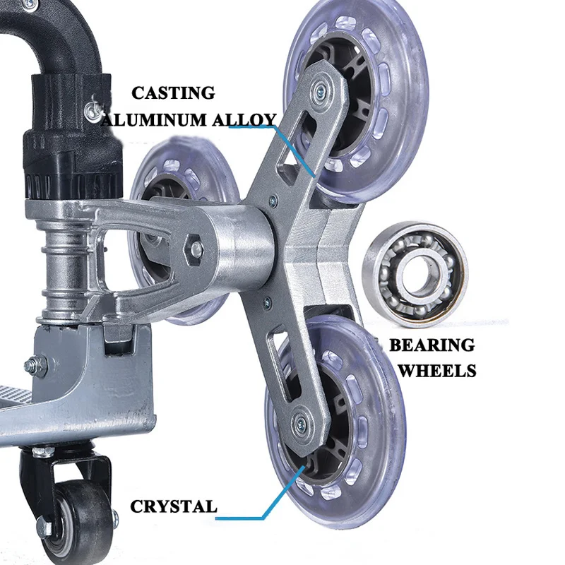 Premium Climbing Trolley with Main and Auxiliary Wheels