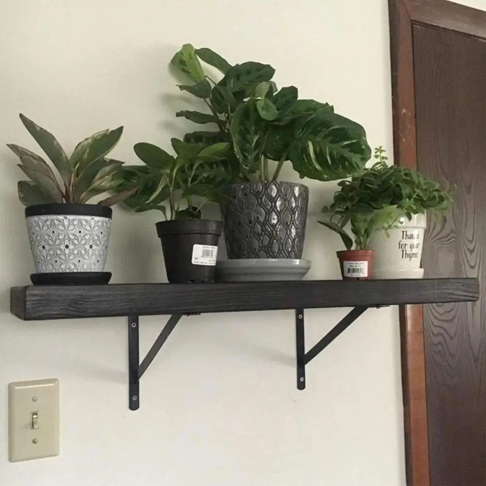 L-type Bracket Wall Metal Support Angle Bracket Shelf Wall-mounted Rack Partition Shelf Bookshelf TV Wall Mount Bracket Shelf Bracket Folding Shelf Bracket Shelf Support