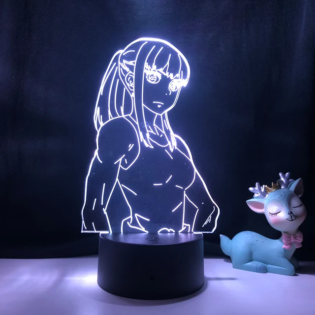 Acrylic Led Night Light Lamp Anime Fire Force for Bedroom Deco Light Manga  Birthday Gift Fire Force Anime 3d Light Maki Oze