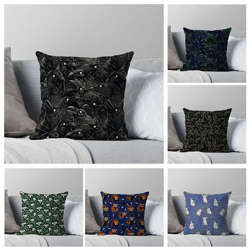 

Decorative home throw pillows case for waist cushion cover nordic 40x60cm car30*50cm 40*60cm 30x50cm boho moroccan print horse