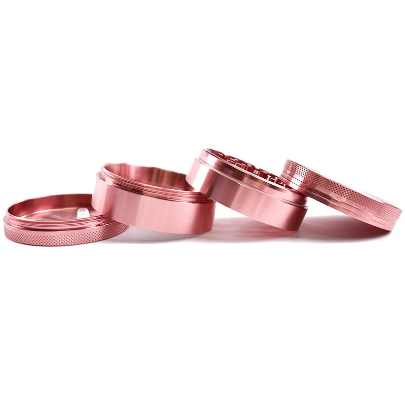 Herb grinder herb spice grinder 40mm 4-layer aluminum herbal herb tobacco grinders for smoking metal tobacco cutting pipe accessories pipes herb mills