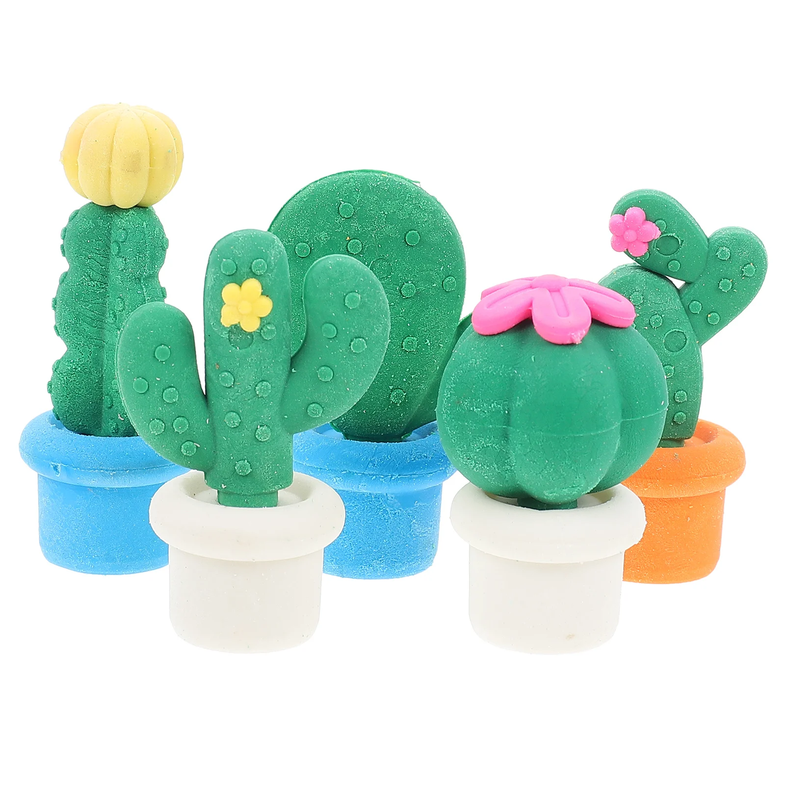 

Cute Cactus Shape Eraser Student Learning Stationery for Child Creative Gift Kids Eraser Novelty Erasers Stationery