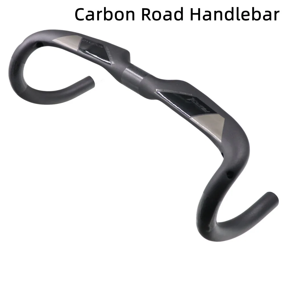 Carbon Road Handlebar For Bicycle Steering Wheel 31.8mm Racing Handle