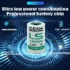 100pcs 3.6V 1200mAh 14250 LS14250 1/2AA TL-5902  Li-SOCl2 Non-rechargeable Battery For PLC Equipment System CNC Machine 4