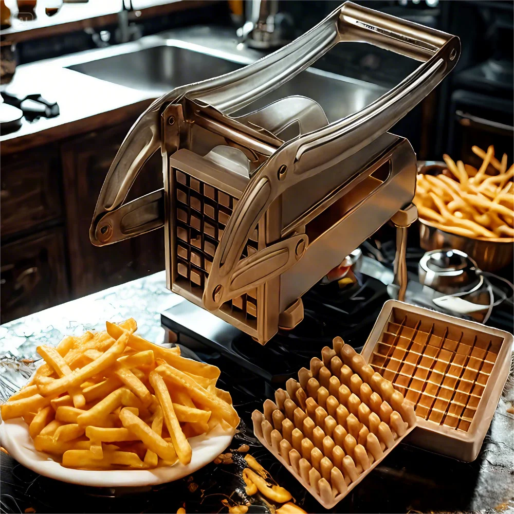 Cutting Potato Potato Strip Cutter French fries cutter Vegetable Tools Cucumber Cutting Machine Chipper Slice Stainless Steel