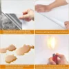 3D Self-Adhesive Linen Wallpaper Continuous Waterproof Wall Stickers Living Room Bedroom Kitchen Cabinet Waterproof Wall Sticker 3