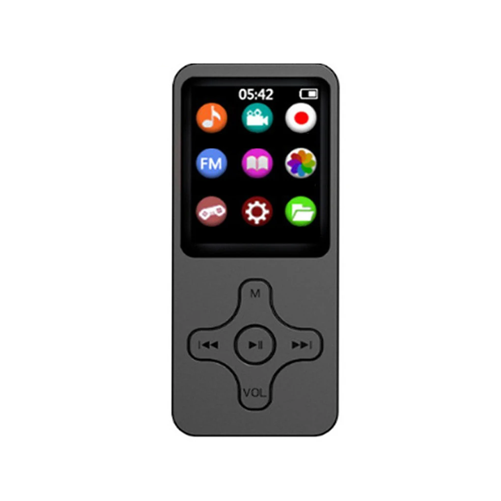 Compatível com Bluetooth v4 Leitor de Mp3 Portátil Alto-falante de Música Rádio Caminhada Corrida Gravador de Áudio Digital Reunião