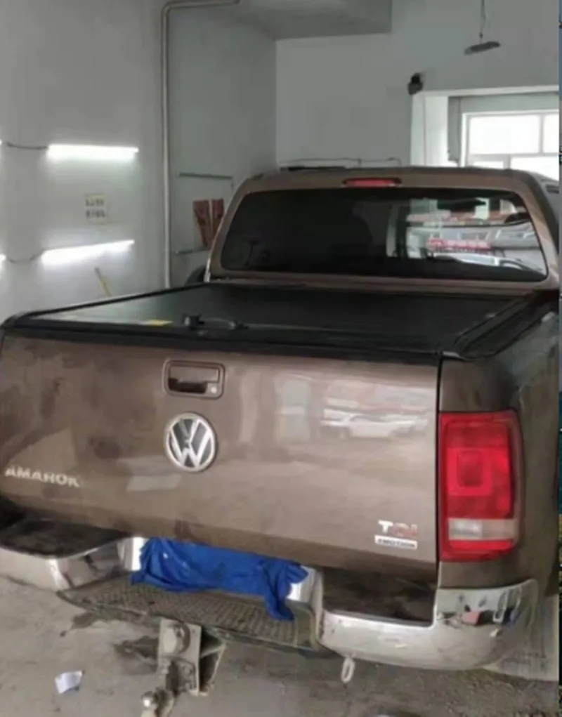 

Крышка Tonneau для volkswagen amarok, алюминиевые выдвижные аксессуары для внедорожников, накидка на кровать для пикапа