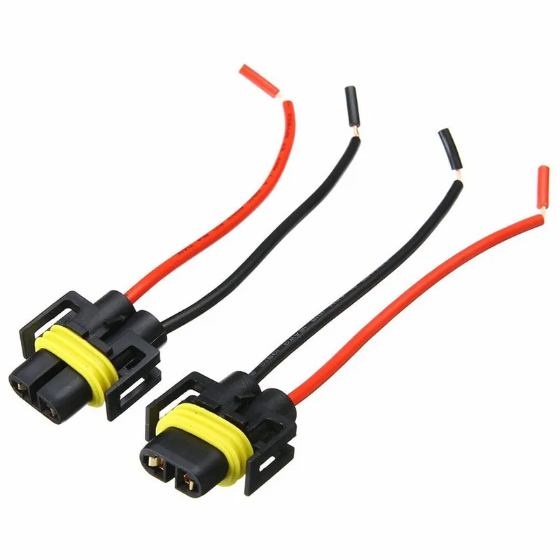 

2 шт. H8 H9 H11 жгут проводов гнездо автомобильного провода Соединительный кабель адаптер для головки