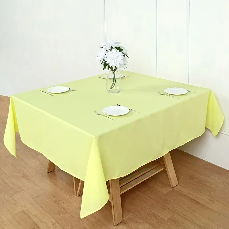Description Picture 3 of item2024 Table cloth polyester tablecloth round table cloth circular solid