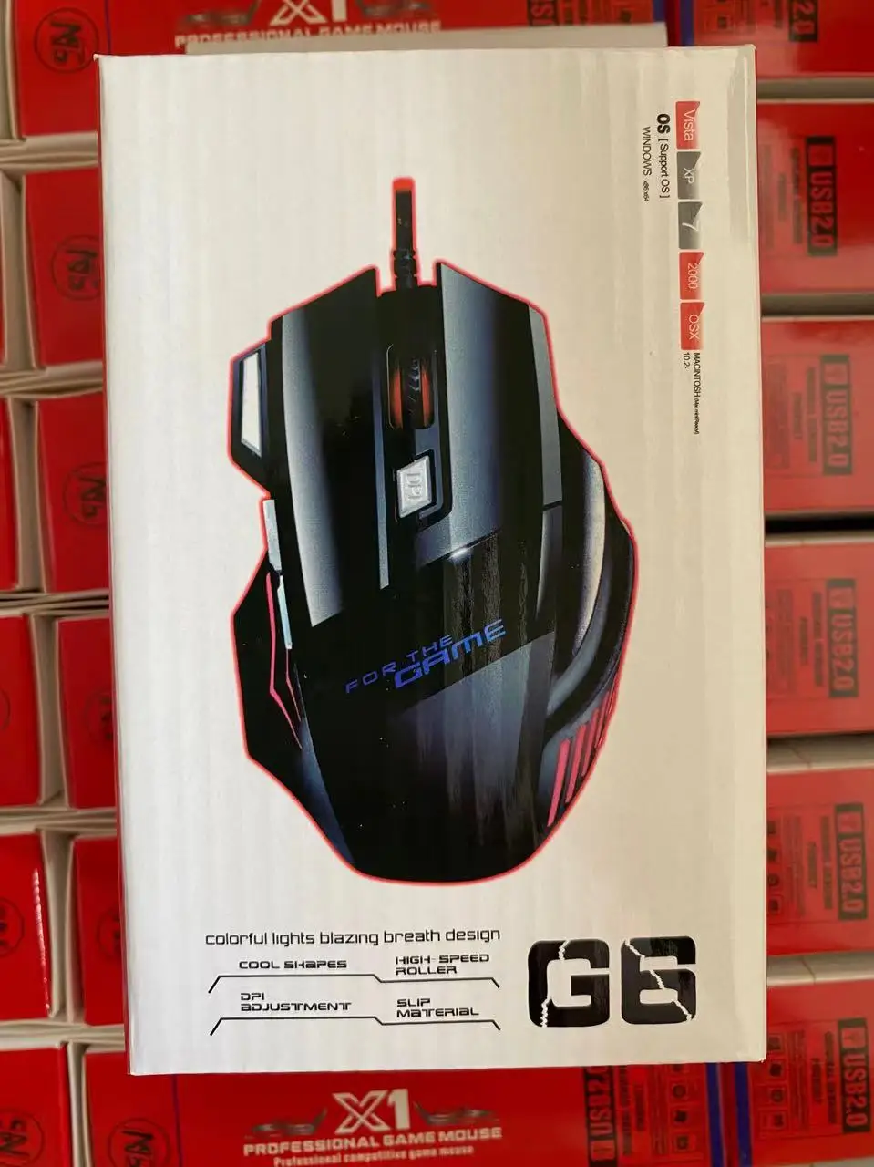 1 PC 新しいハイパースピード USB ゲーミングマウス RGB バックライト付き人間工学に基づいたゲーミングマウス 7D E スポーツ有線マウスラップトップ PC ゲーマー用