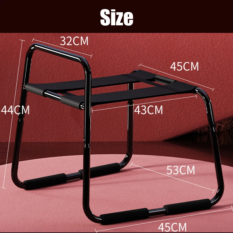 BDSM Couple Sex Chair Sex Toys For Adult Game Position Chair Furniture Aid Elastic Stool Novelty Toy Erotica Equipment