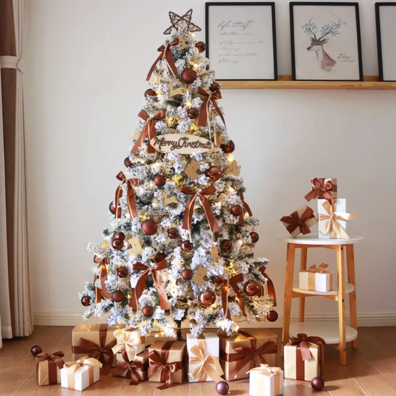 

Artificial Christmas Tree Set Family Gift New Year Luxury Encrypted Christmas Tree with Led for Kids Ornaments Party Home Decor
