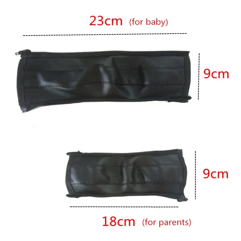 Baby Stroller Handle Cover PU Leather Pram Handle Case FIT for Baby YoyaPlus 3 Trolley Armrest Bumper Bar Cover Accessories