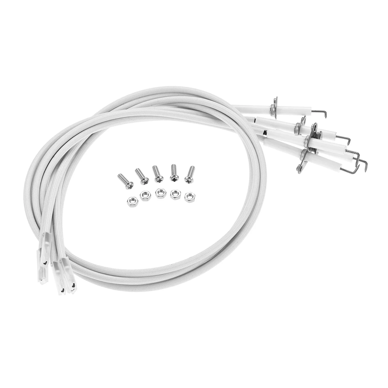 5PCS Grill Igniter Wire Kit & Ceramic Electrode for Gas Grill 28 Inch Griddle with 4 Burner for Backyard BBQ Igniters