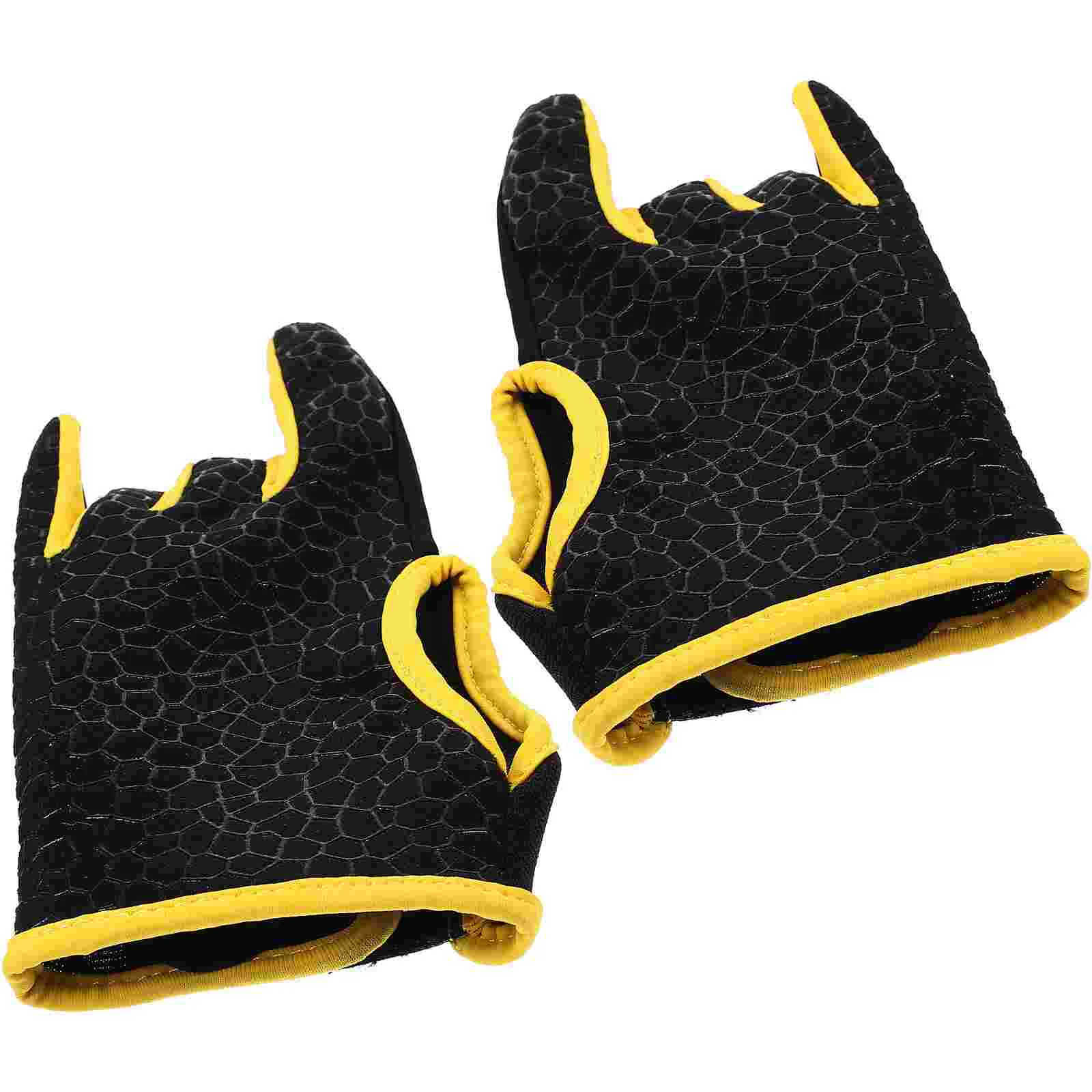Professional Anti Bowling Gloves 3 Fingers Exposure Palm Type Fitting Touchscreen Driving Warm Breathable Silicone