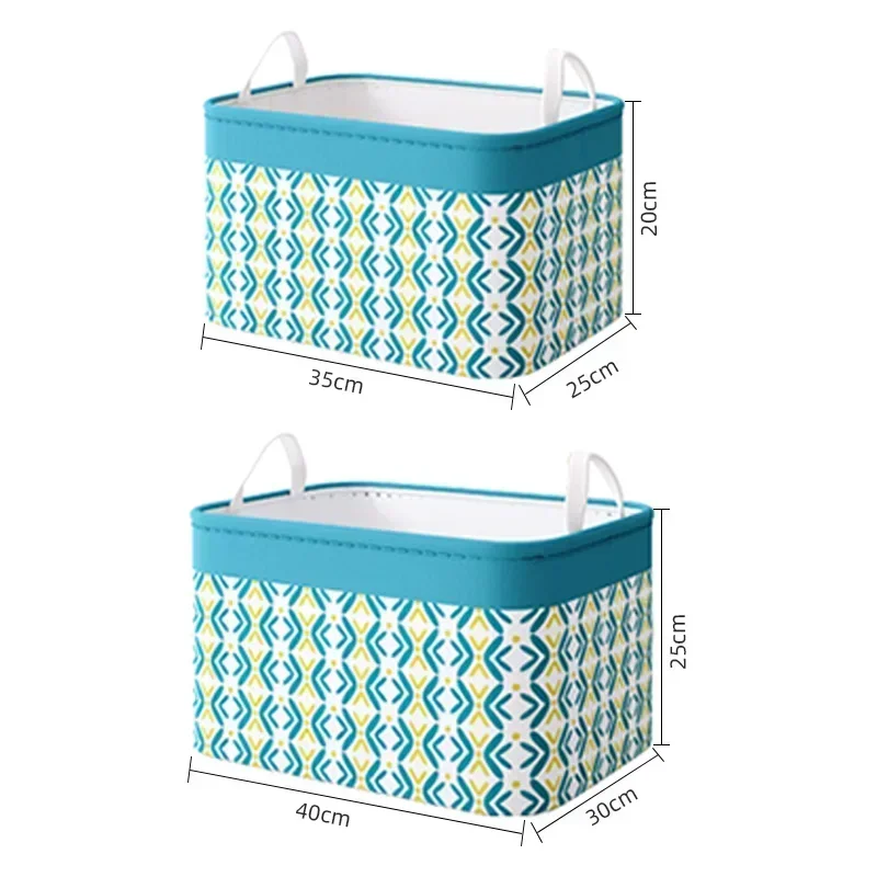 핸들 Drawstring 의류 보관 상자와 가정용 휴대용 보관 바구니 대용량 방진 접이식 옷장 주최자