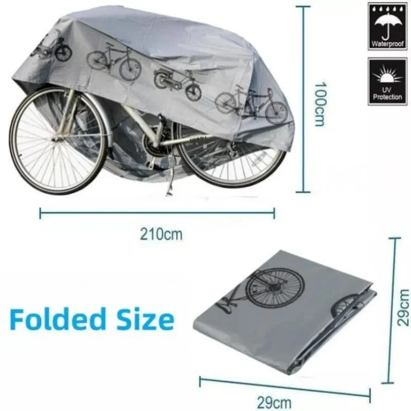 Bicycle Waterproof Raincover Motorcycle Bike Cover Outdoor Snow Rain Sunshine Bicycle Cover
