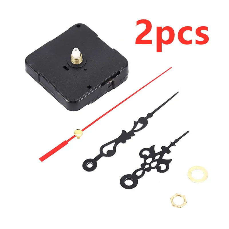 3pcs Quartz Clock Movement Mechanism DIY Ilent Wall Clock Repair Movement Hands Clockwork Clock Repair Replacement Accessories 