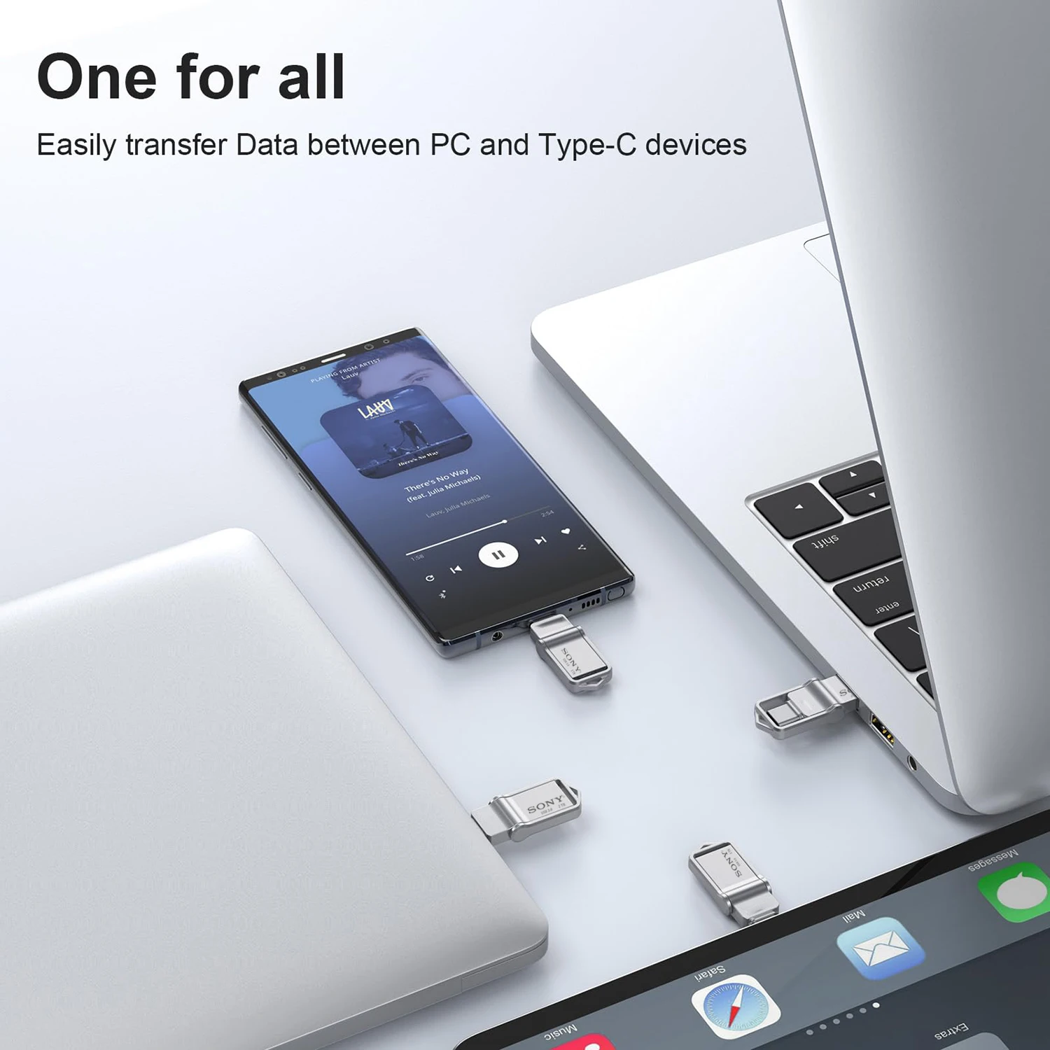 Pen Drive SONY Mini 2TB USB Type C OTG Flash Drive High Speed 1TB Metal 512GB 256GB Portable For Phone