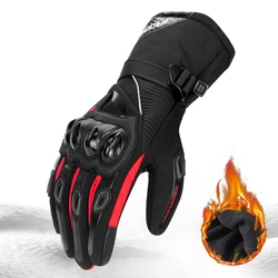 All - Weather Waterproof Windproof Touchscreen Motorcycle Riding Gloves - XXL (WN - 01 Red)