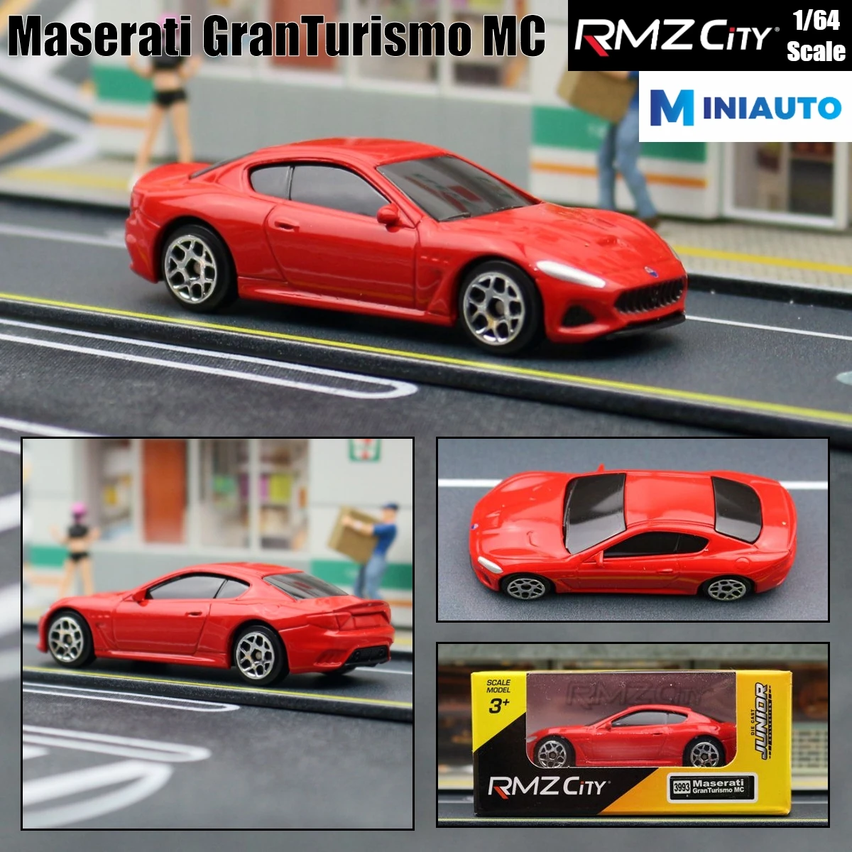 1/64 Maserati GranTurismo GT MC 1:64 Diecast Super Sport Toy Car