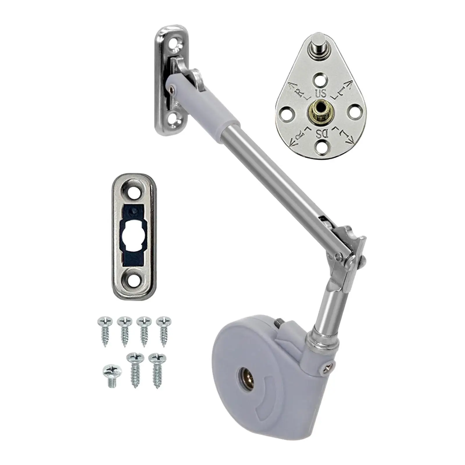 บานพับบานพับสปริงแทนที่บานพับหน้าอกกล่องของเล่นบานพับปิดเบาสำหรับตู้เปิดขึ้นด้านบนประตูบานตู้เก็บของเล่นกล่องลำต้น 1