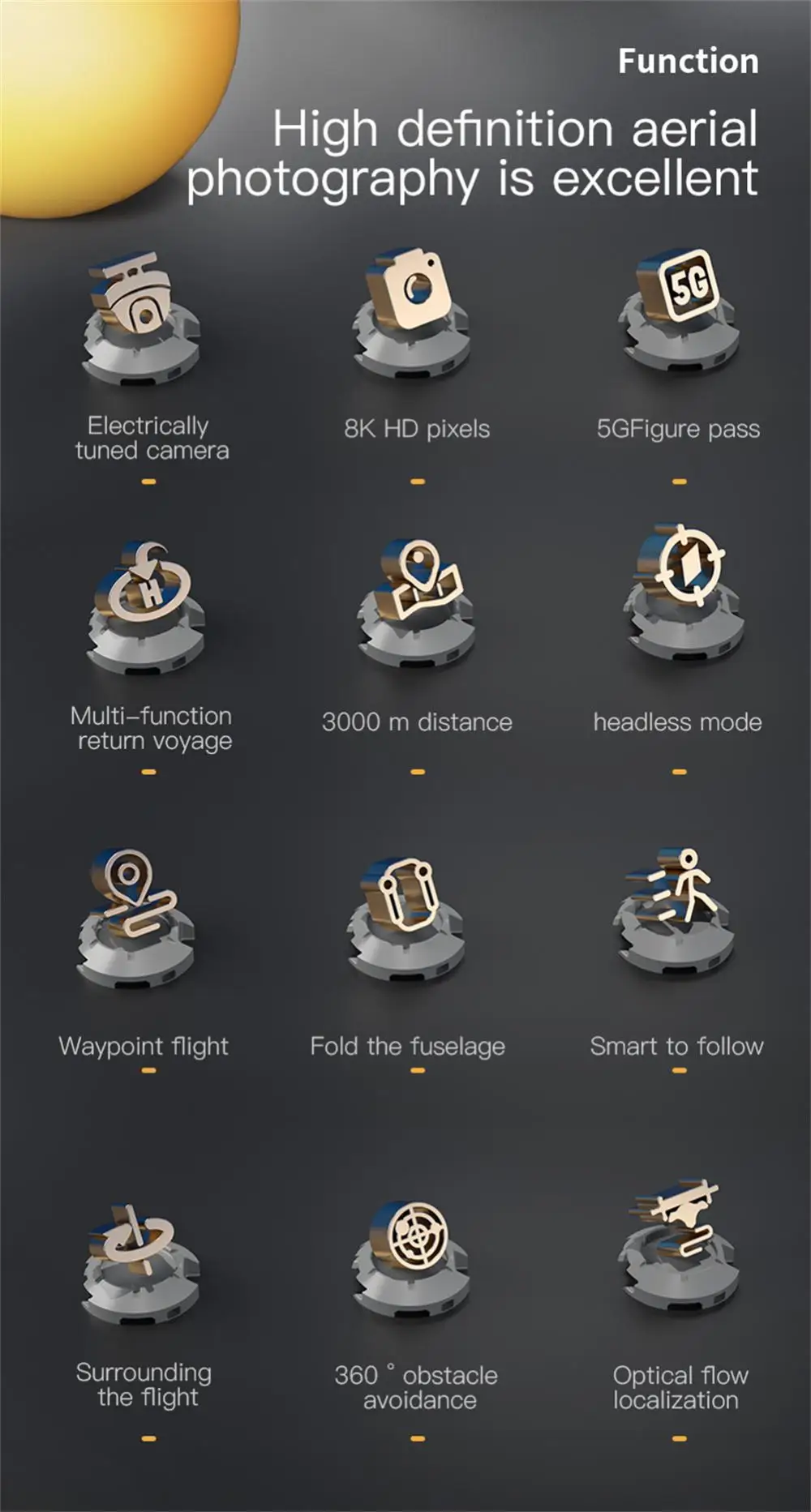 V28 Drone, high definition aerial photography is excellent 50 electrically 8k hd