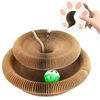 Durable Cat Toy Cat Accordion Magic Organ Cat Scratching Board Cat Toy Ball Scratch Pad Cat Scratcher Kitty Kurlz 6