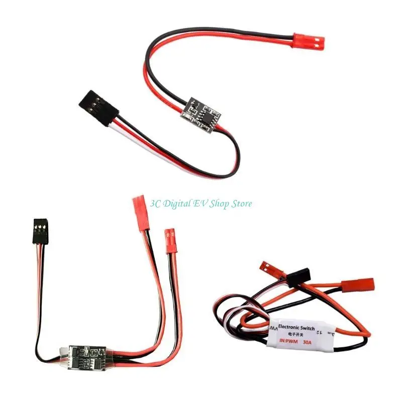 E74D 원격 제어 on/Off 전자 스위치 자동차 트럭 보트용 릴레이 LED 라이트 드론 2A/20A/30A
