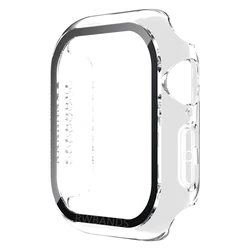 Premium Tempered Glass Screen Protector with Protective Case for Series 7-8-9 41MM (21 HD transparent)